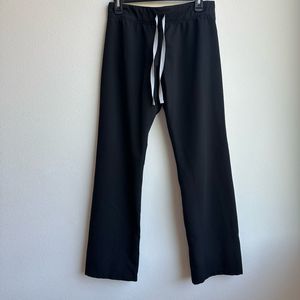 Figs Livingston Black Basic Scrub Pants Size Small Womens